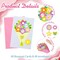 Mother’s Day Card Making Kit – 48 Sets DIY Bouquet Greeting Cards with Envelopes & Flower Stickers, I Love You Mom Craft Kit for Home, Office, and Birthday Gifts